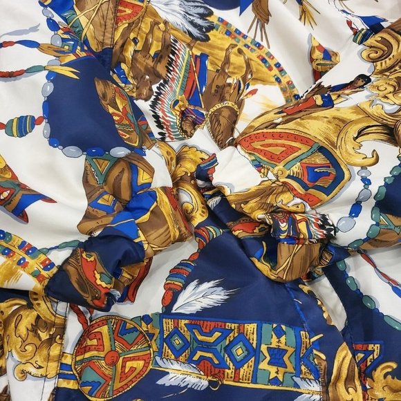 Vintage 80s 90s Womens Native American Southwest Bomber Jacket‎ Hooded Sz M/L - Picture 5 of 12